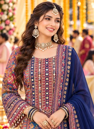 SAMUNDAR - Catalog # 68290 (Set of 3 Readymade Salwar Suits)