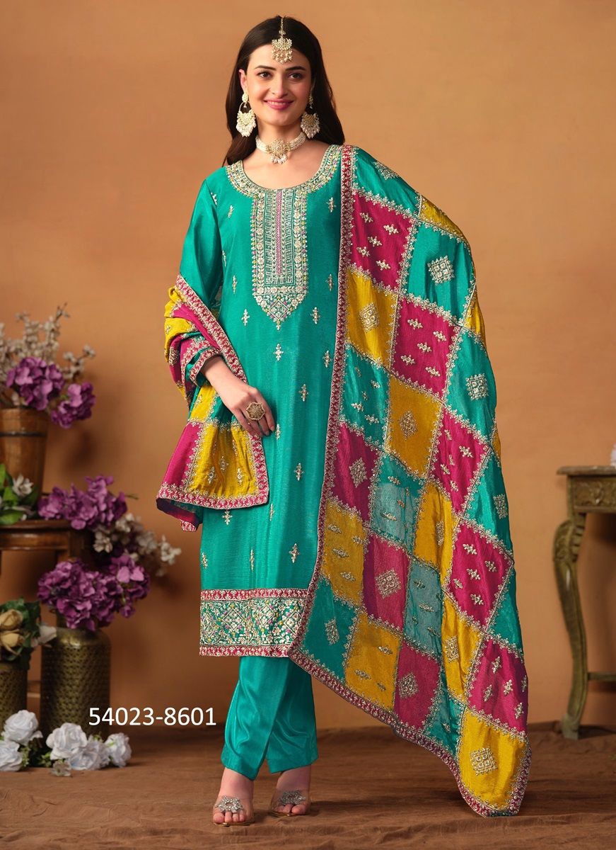 AANAYA 186 - CATALOG # 54023 (SET OF 3 READYMADE SUITS) AANAYA 186 - CATALOG # 54023 (SET OF 3 READYMADE SUITS)