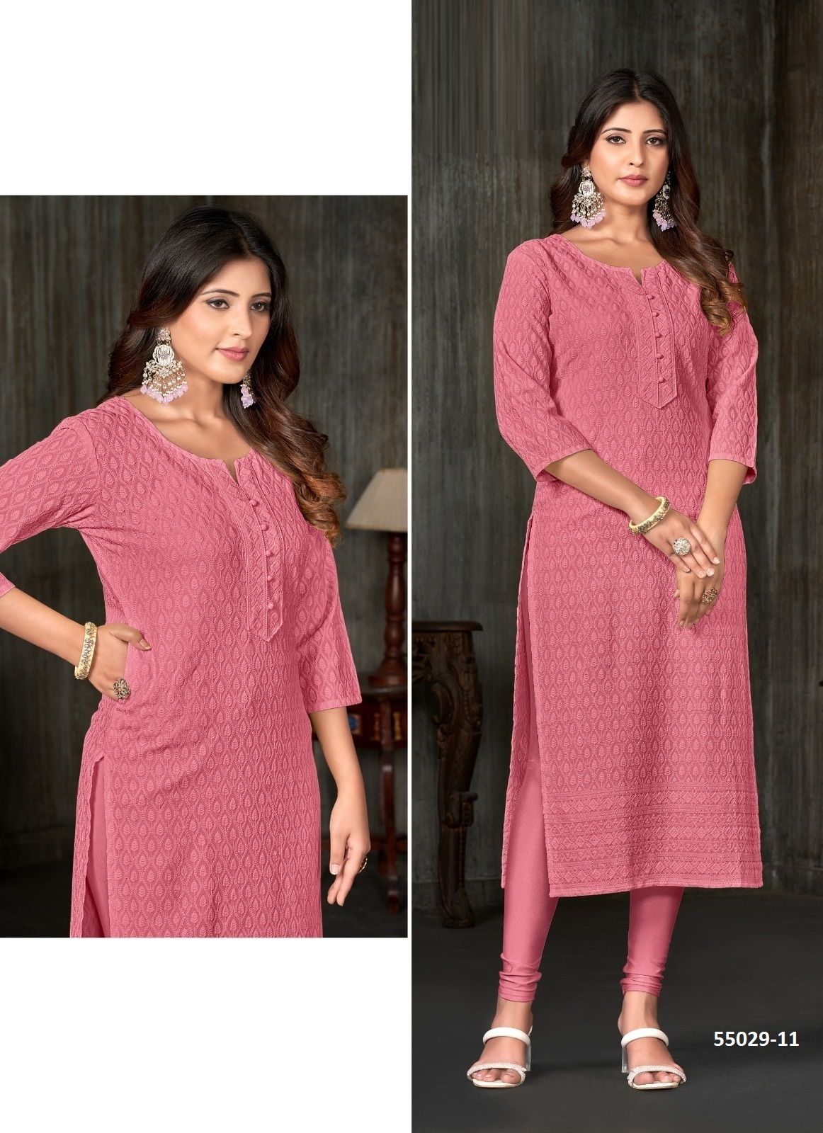 TESLA - CATALOG # 55029 (SET OF 4 SIZE-SETS [READYMADE KURTIS])