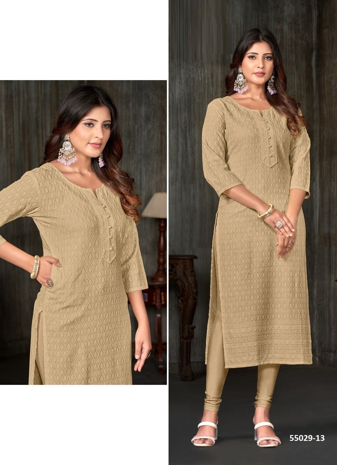 TESLA - CATALOG # 55029 (SET OF 4 SIZE-SETS [READYMADE KURTIS])