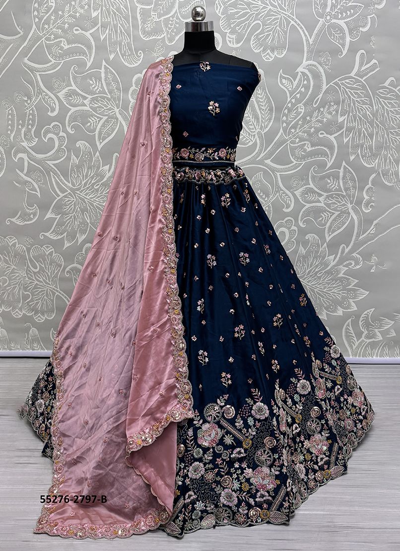 SERIES 2796-2801 - CATALOG # 55276 (SET OF 16 LEHENGAS (SEMI-STITCHED)) SERIES 2796-2801 - CATALOG # 55276 (SET OF 16 LEHENGAS (SEMI-STITCHED))