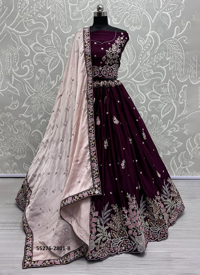 SERIES 2796-2801 - CATALOG # 55276 (SET OF 16 LEHENGAS (SEMI-STITCHED)) SERIES 2796-2801 - CATALOG # 55276 (SET OF 16 LEHENGAS (SEMI-STITCHED))