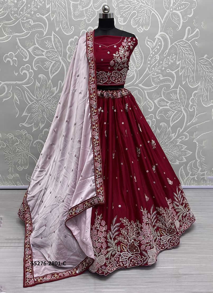 SERIES 2796-2801 - CATALOG # 55276 (SET OF 16 LEHENGAS (SEMI-STITCHED)) SERIES 2796-2801 - CATALOG # 55276 (SET OF 16 LEHENGAS (SEMI-STITCHED))