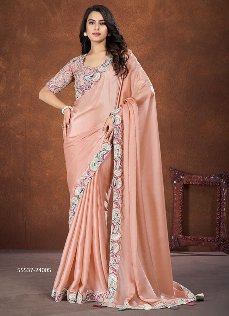 SAHA SAKI - CATALOG # 55537 (SET OF 7 SAREES) SAHA SAKI - CATALOG # 55537 (SET OF 7 SAREES)