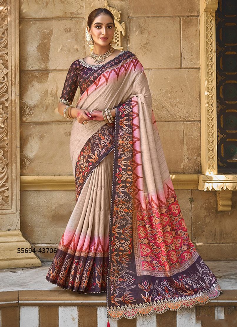 GAJARI - CATALOG # 55694 (SET OF 14 SAREES) GAJARI - CATALOG # 55694 (SET OF 14 SAREES)