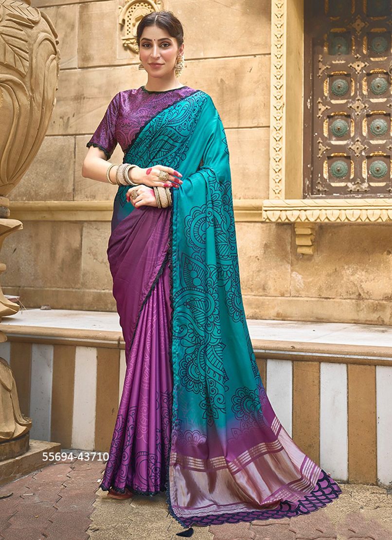 GAJARI - CATALOG # 55694 (SET OF 14 SAREES) GAJARI - CATALOG # 55694 (SET OF 14 SAREES)