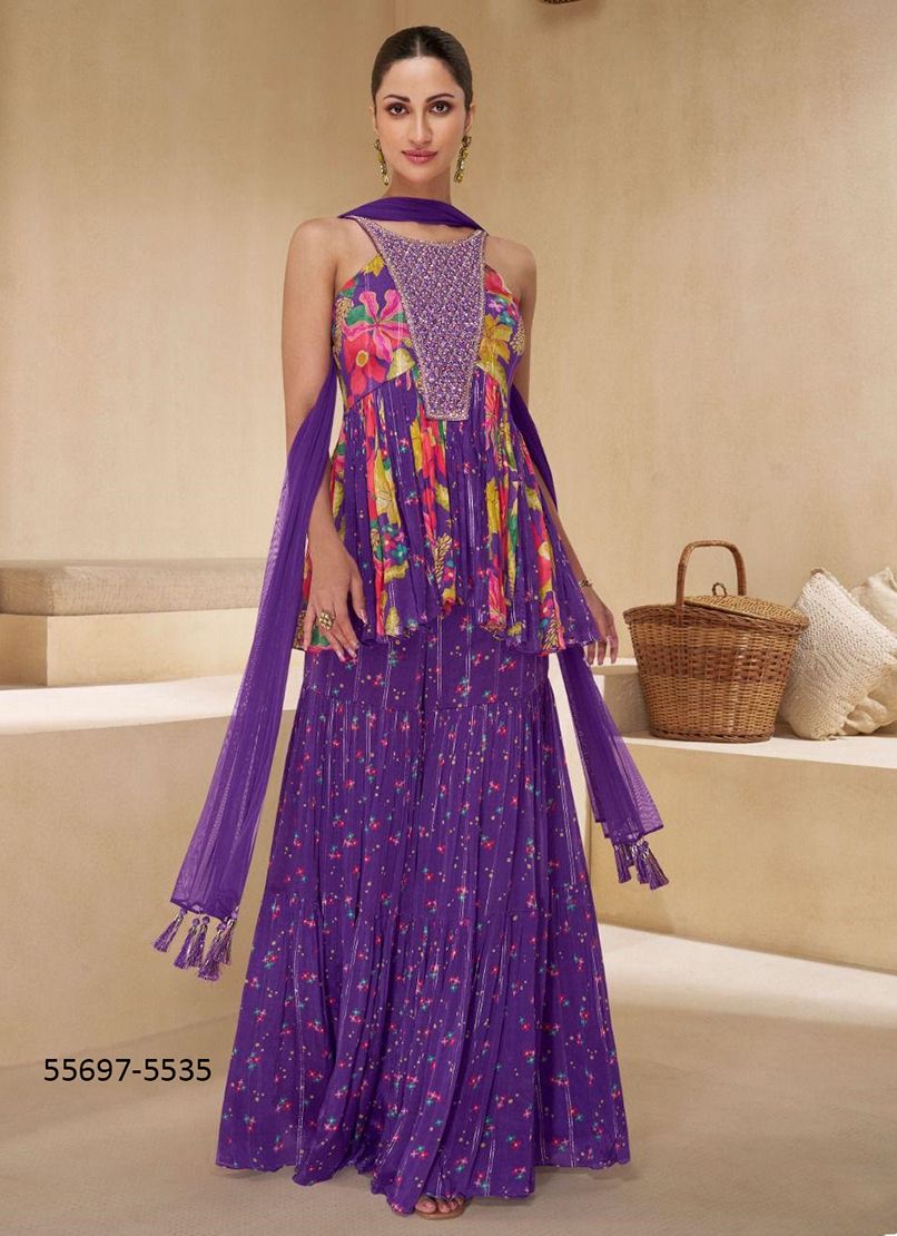 CHAKORI - CATALOG # 55697 (SET OF 4 READYMADE SUITS) CHAKORI - CATALOG # 55697 (SET OF 4 READYMADE SUITS)