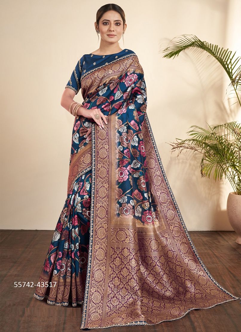 NIRVI - CATALOG # 55742 (SET OF 7 SAREES) NIRVI - CATALOG # 55742 (SET OF 7 SAREES)