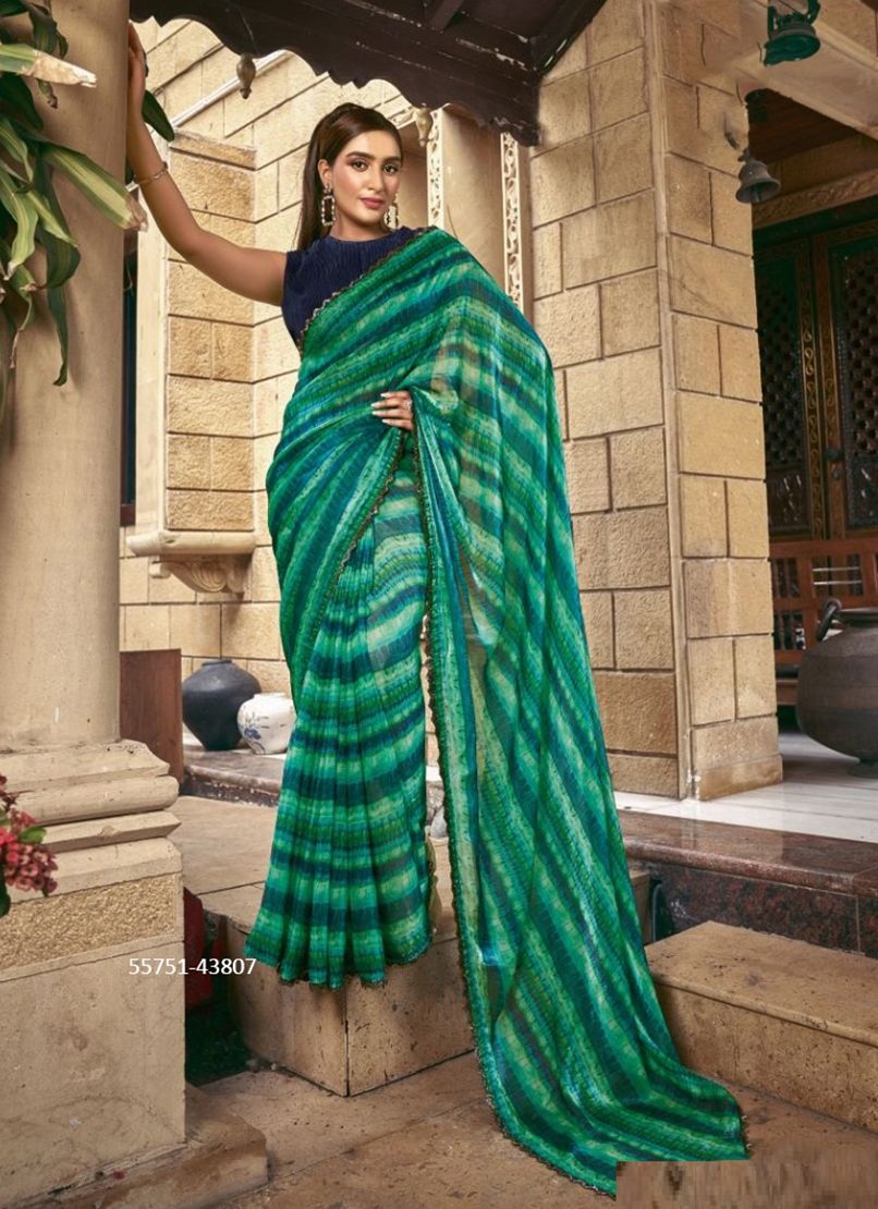 INAYA - CATALOG # 55751 (SET OF 5 SAREES) INAYA - CATALOG # 55751 (SET OF 5 SAREES)