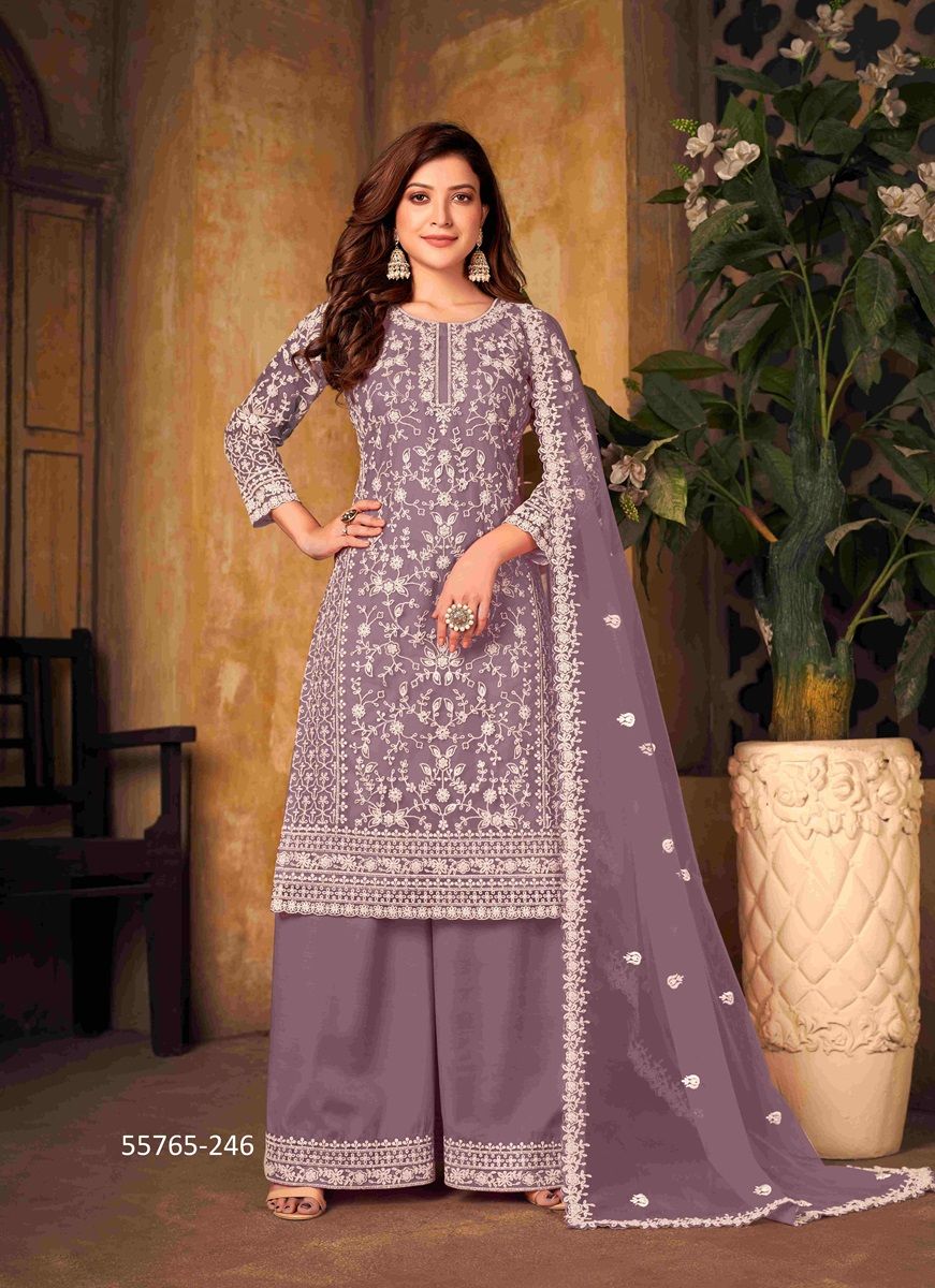 VAANI 24 - CATALOG # 55765 (SET OF 8 READYMADE SUITS) 