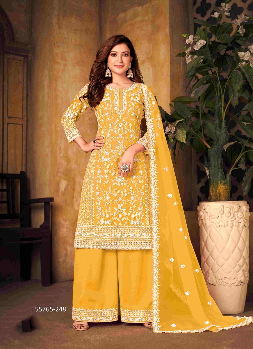 VAANI 24 - CATALOG # 55765 (SET OF 8 READYMADE SUITS) 