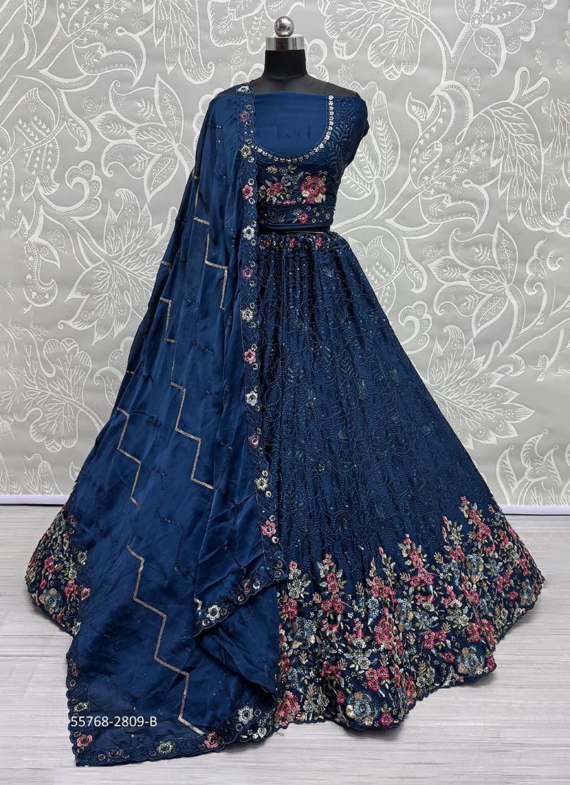 SERIES 2809-2812 - CATALOG # 55768 (SET OF 12 LEHENGAS (SEMI-STITCHED)) SERIES 2809-2812 - CATALOG # 55768 (SET OF 12 LEHENGAS (SEMI-STITCHED))