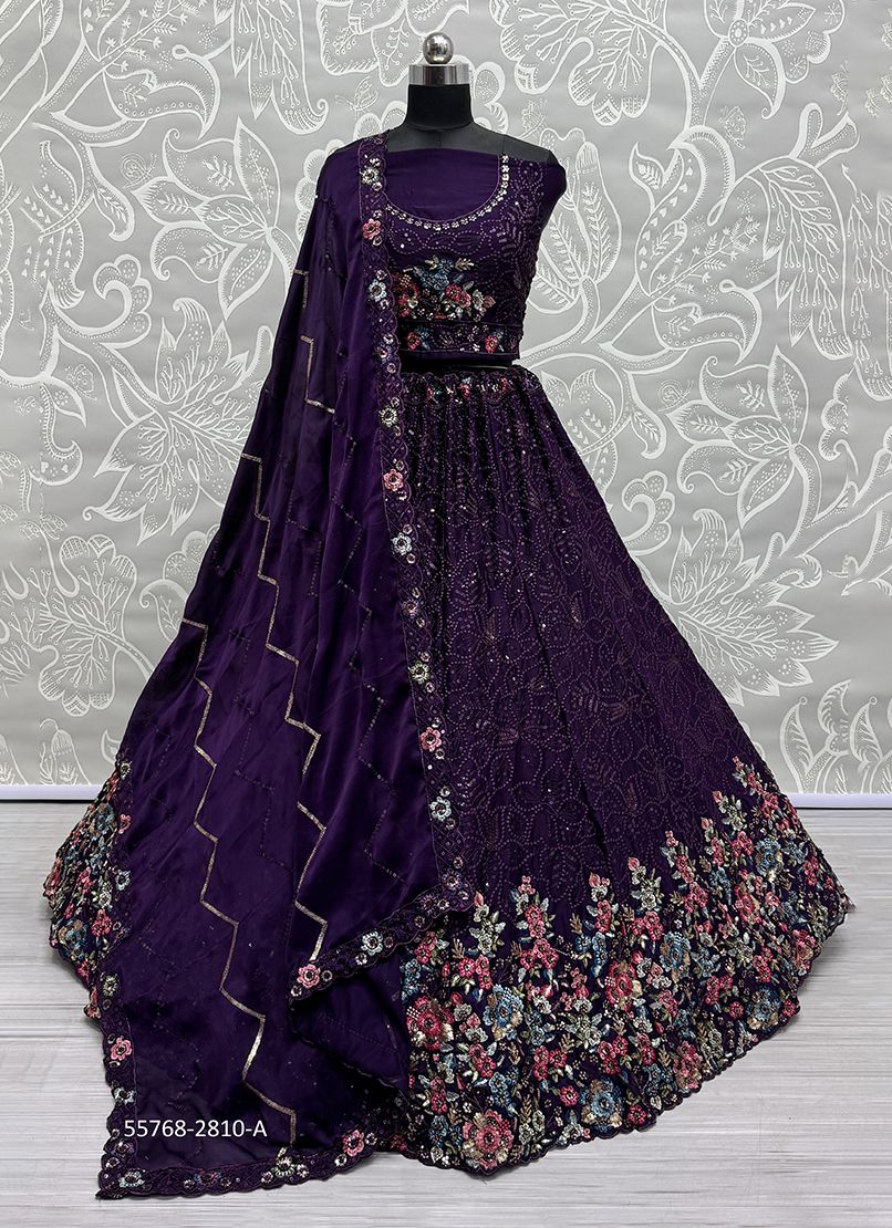 SERIES 2809-2812 - CATALOG # 55768 (SET OF 12 LEHENGAS (SEMI-STITCHED)) SERIES 2809-2812 - CATALOG # 55768 (SET OF 12 LEHENGAS (SEMI-STITCHED))