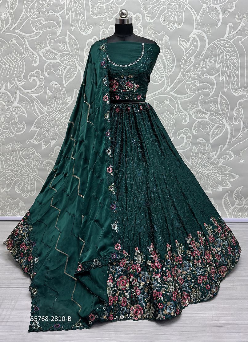 SERIES 2809-2812 - CATALOG # 55768 (SET OF 12 LEHENGAS (SEMI-STITCHED)) SERIES 2809-2812 - CATALOG # 55768 (SET OF 12 LEHENGAS (SEMI-STITCHED))