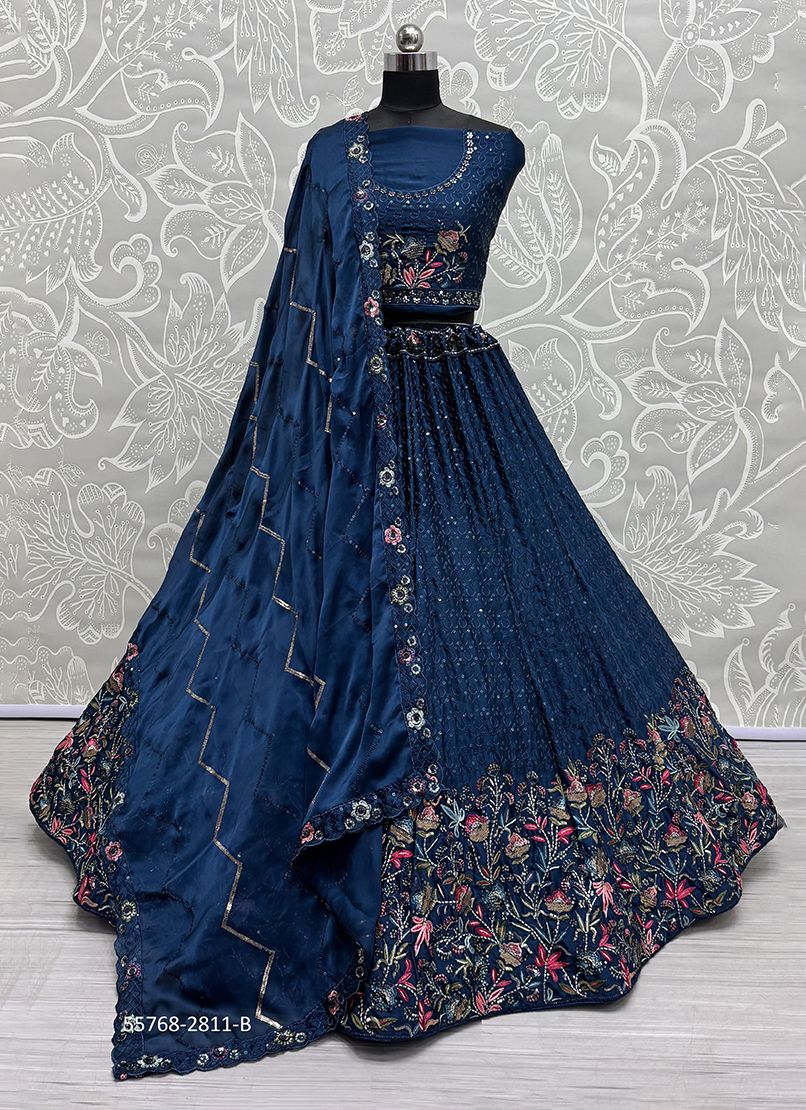 SERIES 2809-2812 - CATALOG # 55768 (SET OF 12 LEHENGAS (SEMI-STITCHED)) SERIES 2809-2812 - CATALOG # 55768 (SET OF 12 LEHENGAS (SEMI-STITCHED))