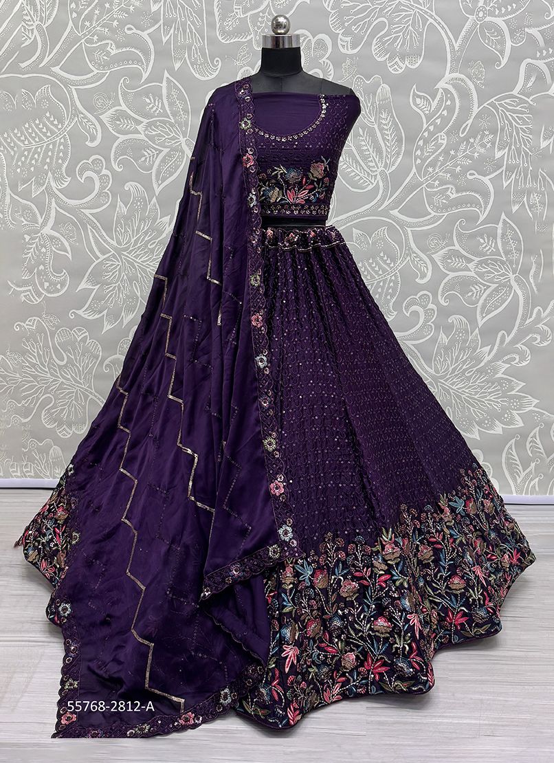 SERIES 2809-2812 - CATALOG # 55768 (SET OF 12 LEHENGAS (SEMI-STITCHED)) SERIES 2809-2812 - CATALOG # 55768 (SET OF 12 LEHENGAS (SEMI-STITCHED))