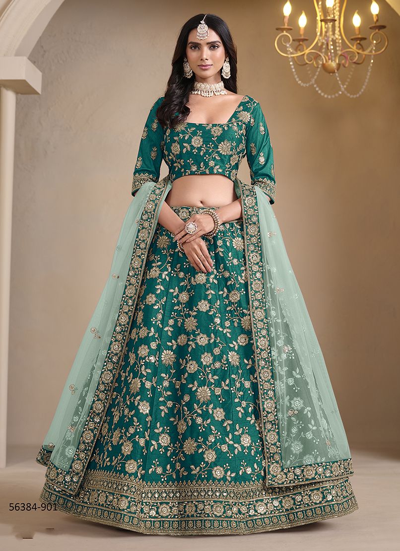 MEHWISH 9 - CATALOG # 56384 (SET OF 4 LEHENGAS (SEMI-STITCHED)) MEHWISH 9 - CATALOG # 56384 (SET OF 4 LEHENGAS (SEMI-STITCHED))