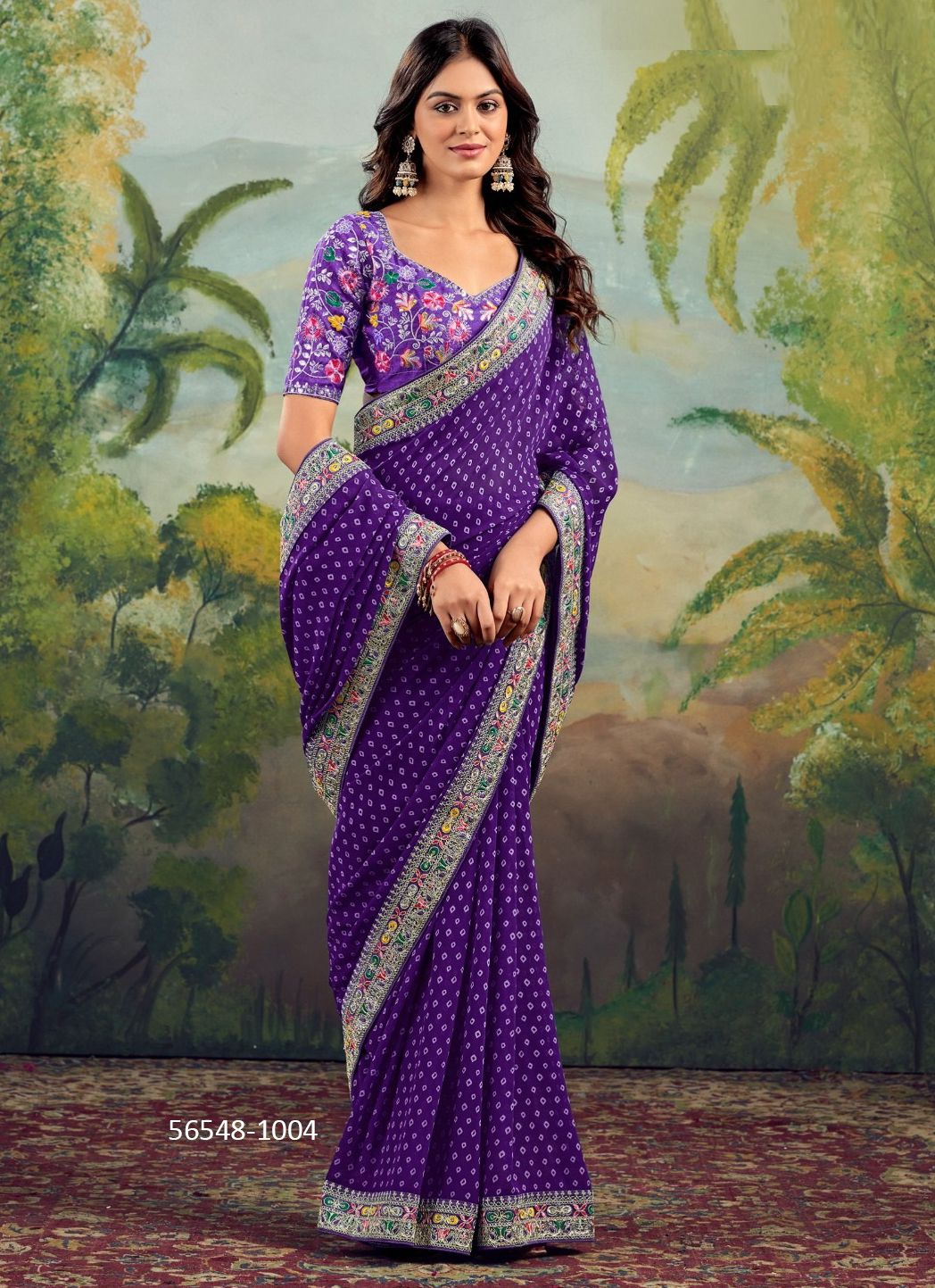 RAGHUMALA - CATALOG # 56548 (SET OF 10 SAREES)