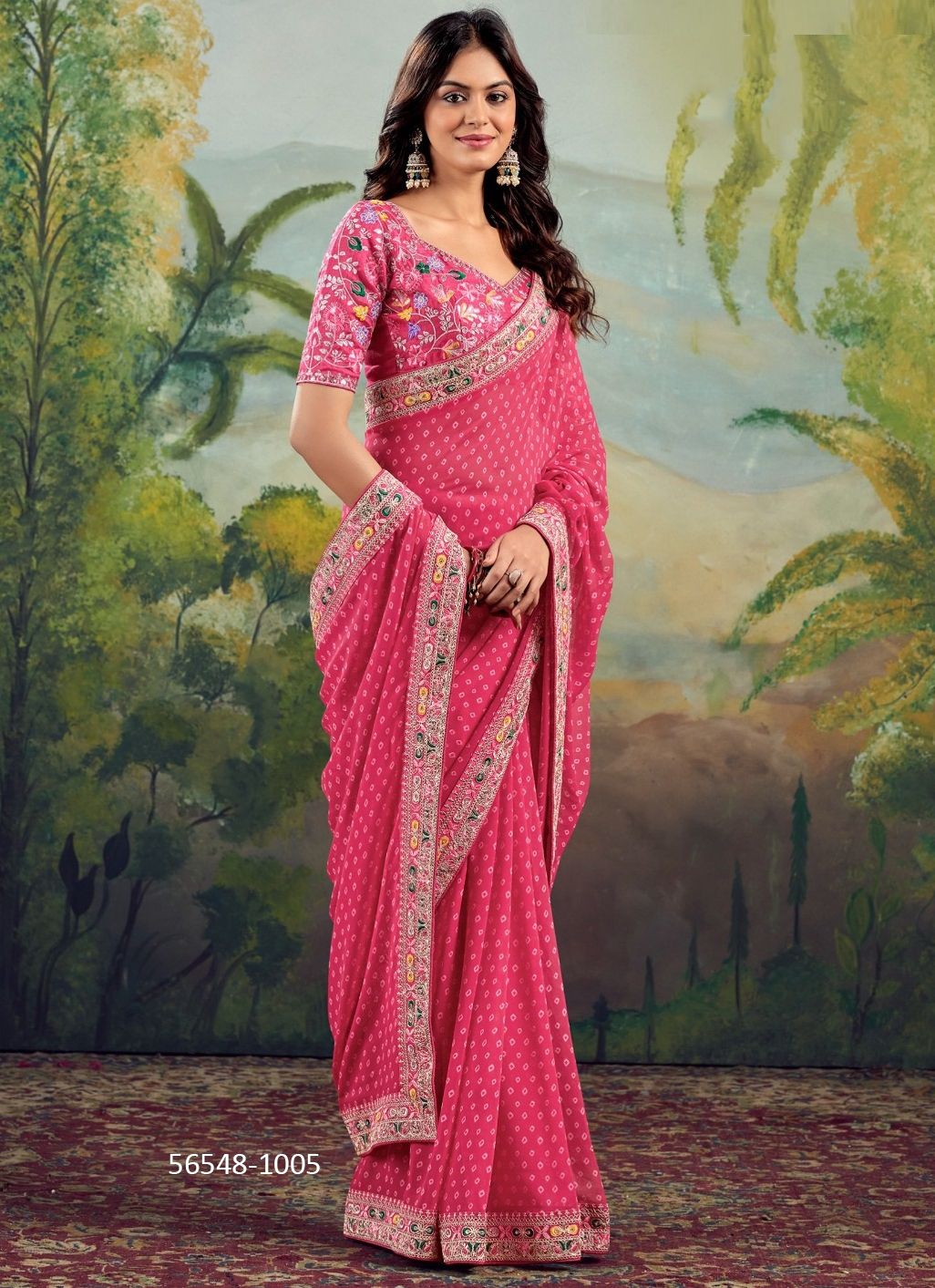 RAGHUMALA - CATALOG # 56548 (SET OF 10 SAREES)