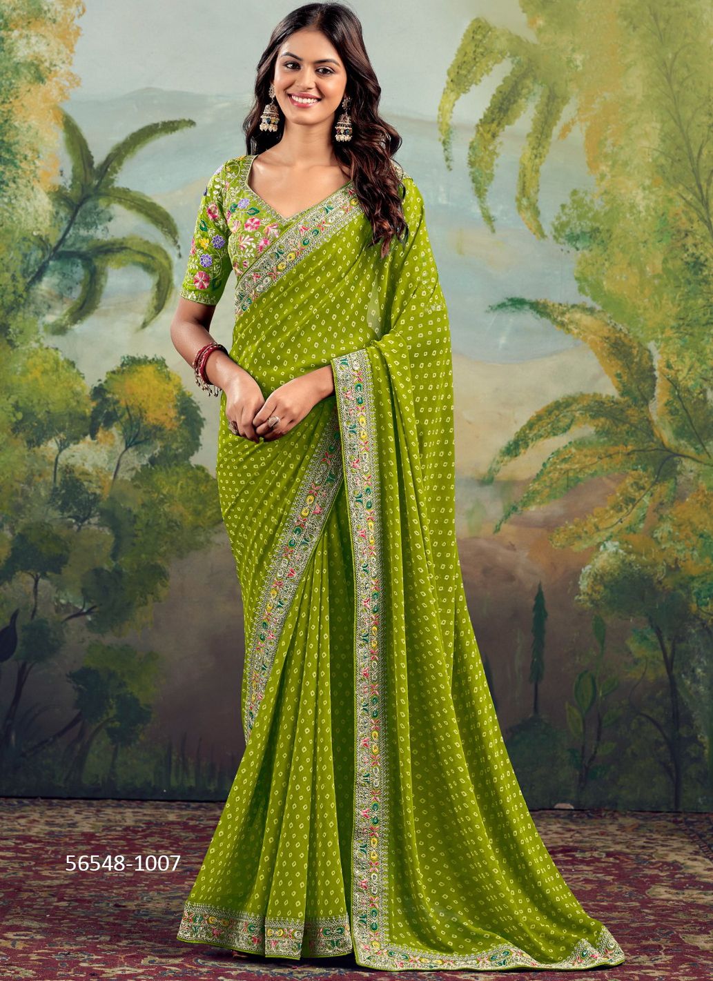 RAGHUMALA - CATALOG # 56548 (SET OF 10 SAREES)