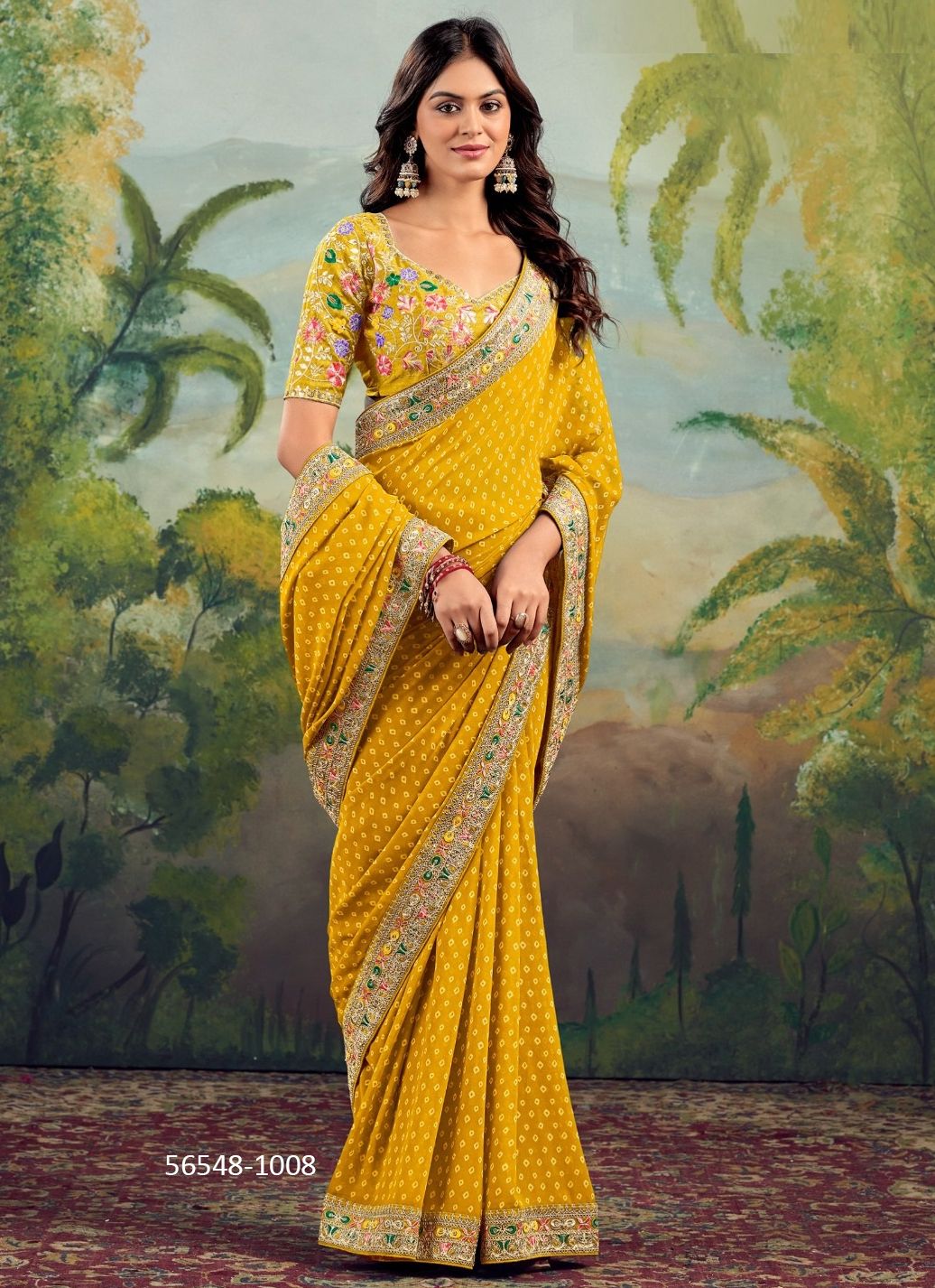 RAGHUMALA - CATALOG # 56548 (SET OF 10 SAREES)