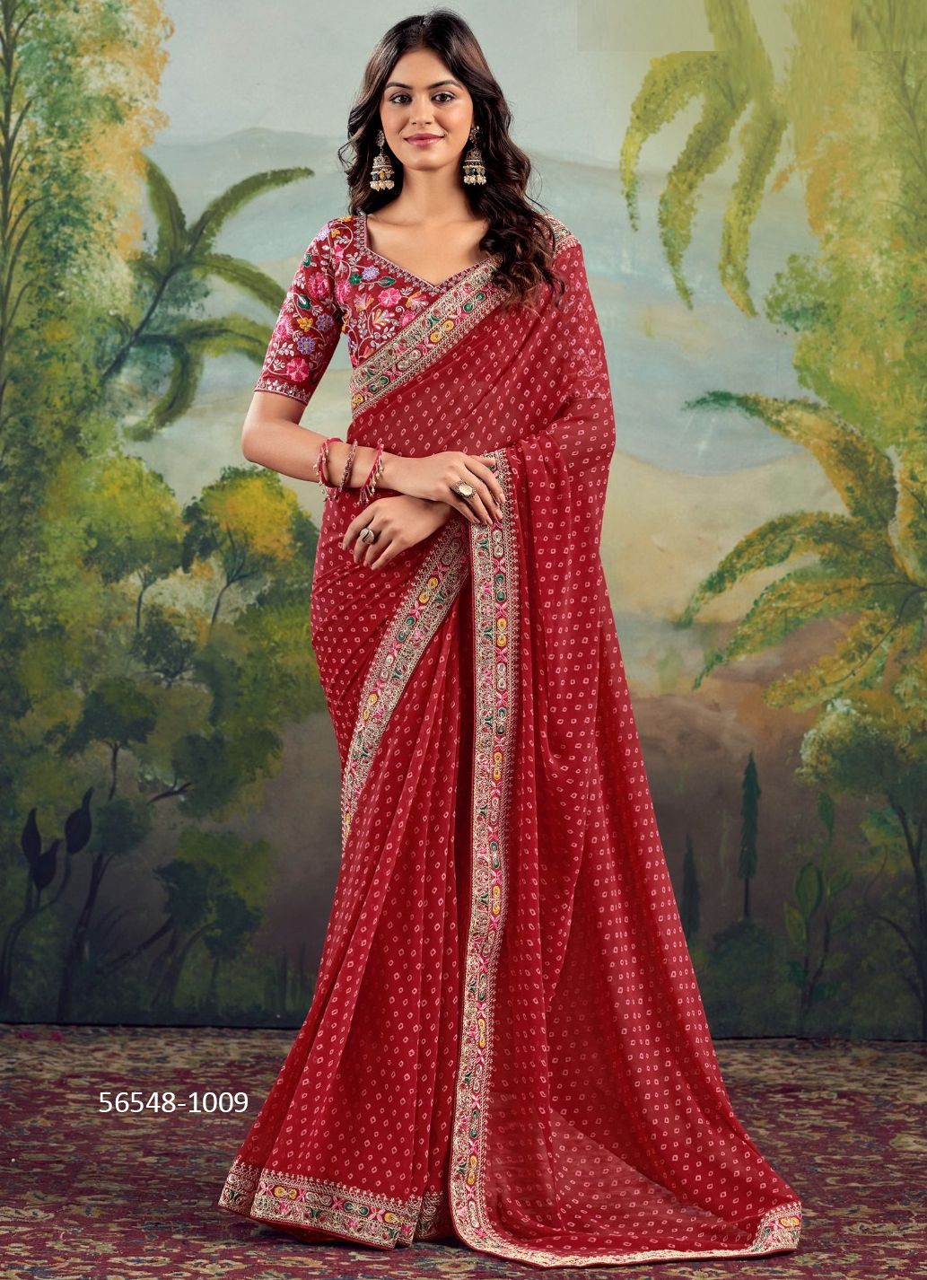 RAGHUMALA - CATALOG # 56548 (SET OF 10 SAREES)