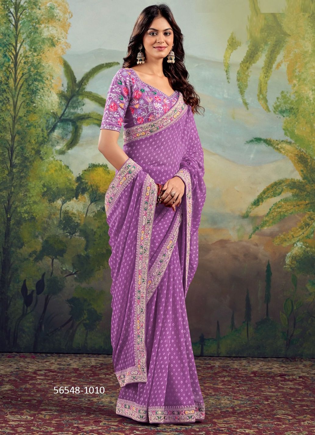 RAGHUMALA - CATALOG # 56548 (SET OF 10 SAREES)