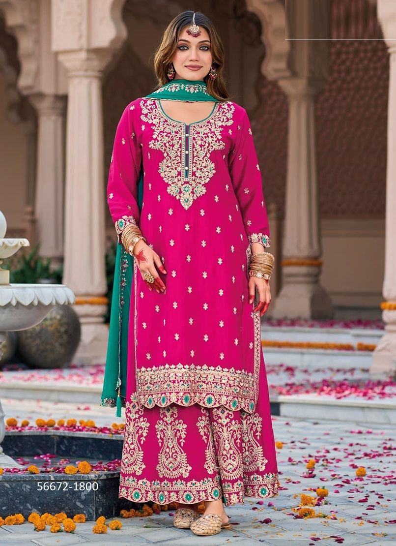 NIKHAR - CATALOG # 56672 (SET OF 3 READYMADE SUITS) NIKHAR - CATALOG # 56672 (SET OF 3 READYMADE SUITS)