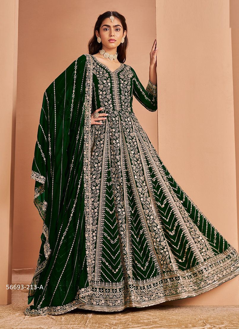 AANAYA 213 - CATALOG # 56693 (SET OF 4 SEMI-STITCHED SUITS) AANAYA 213 - CATALOG # 56693 (SET OF 4 SEMI-STITCHED SUITS)