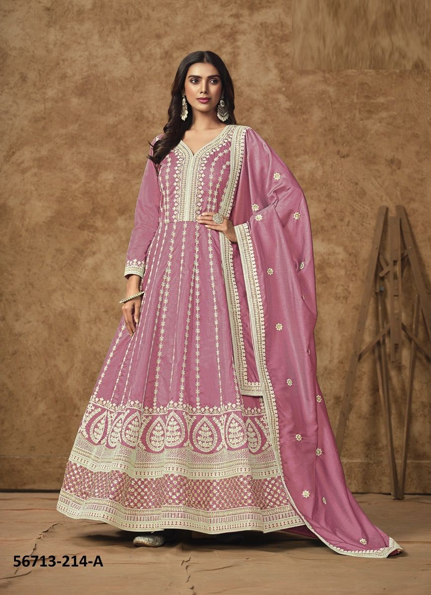 AANAYA 214 - CATALOG # 56713 (SET OF 4 READYMADE GOWNS) AANAYA 214 - CATALOG # 56713 (SET OF 4 READYMADE GOWNS)