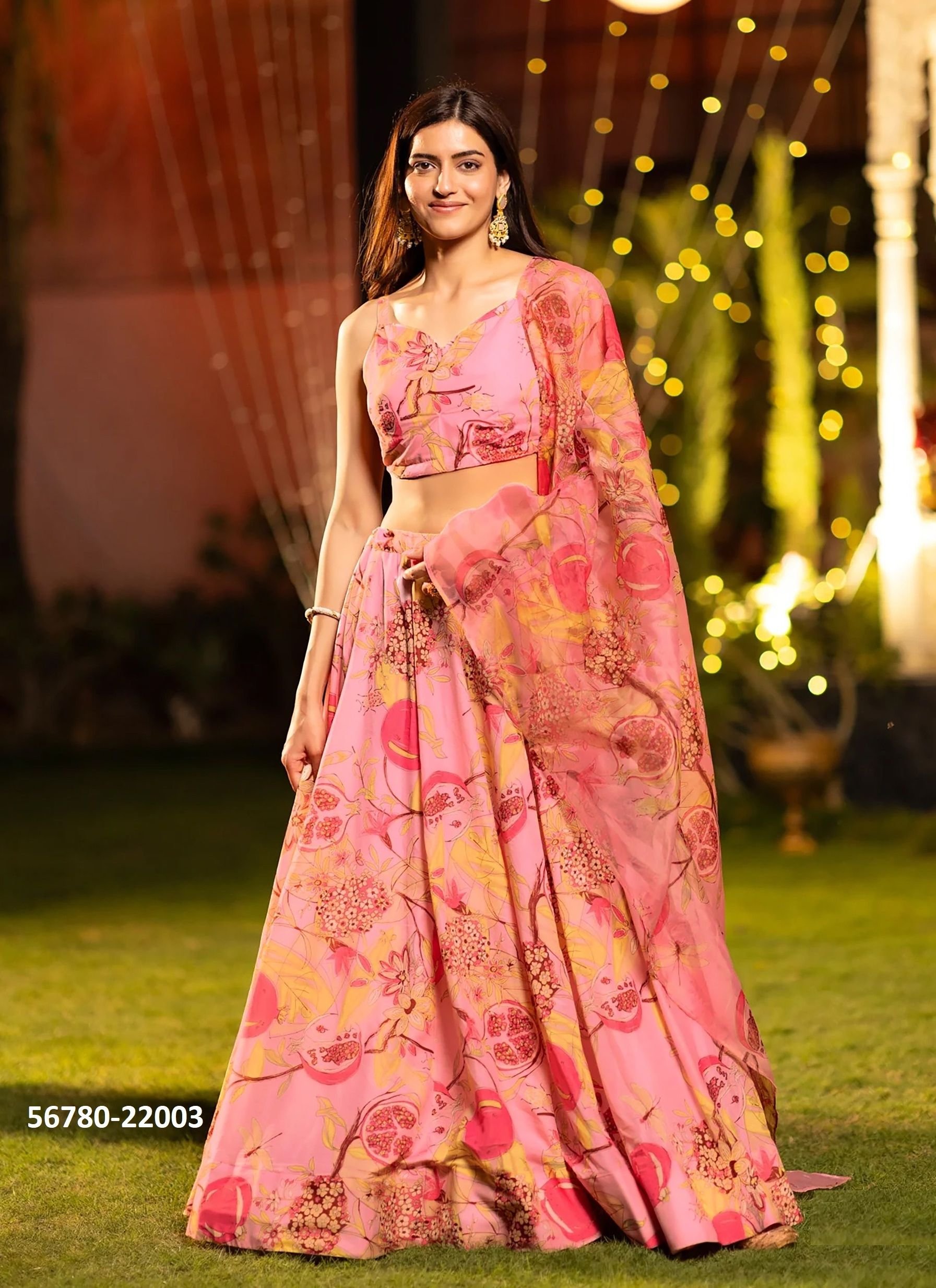 LUCAYA 22 - CATALOG # 56780 (SET OF 7 READYMADE LEHENGAS)