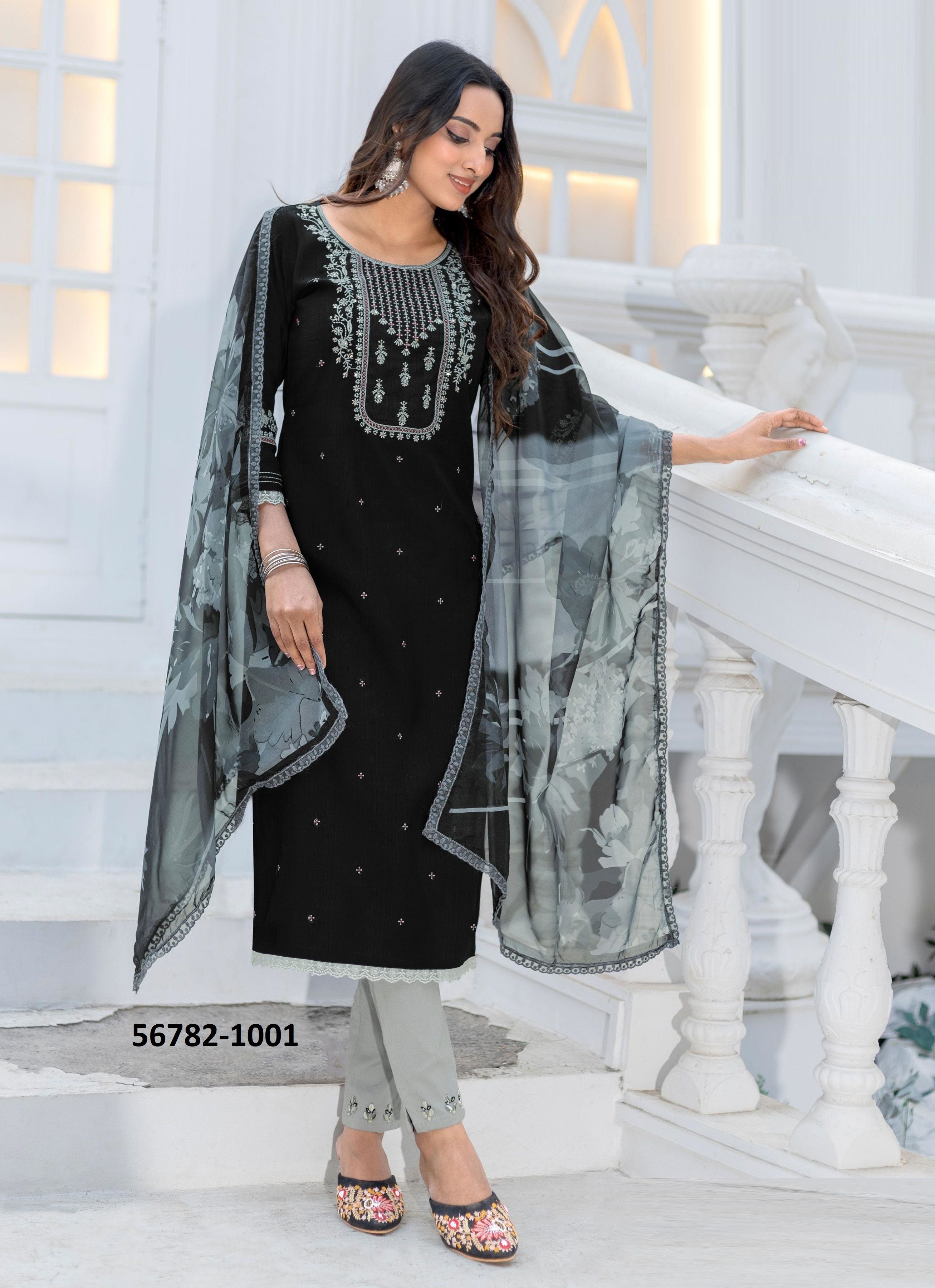 NIRVI - CATALOG # 56782 (SET OF 4 READYMADE SUITS) NIRVI - CATALOG # 56782 (SET OF 4 READYMADE SUITS)