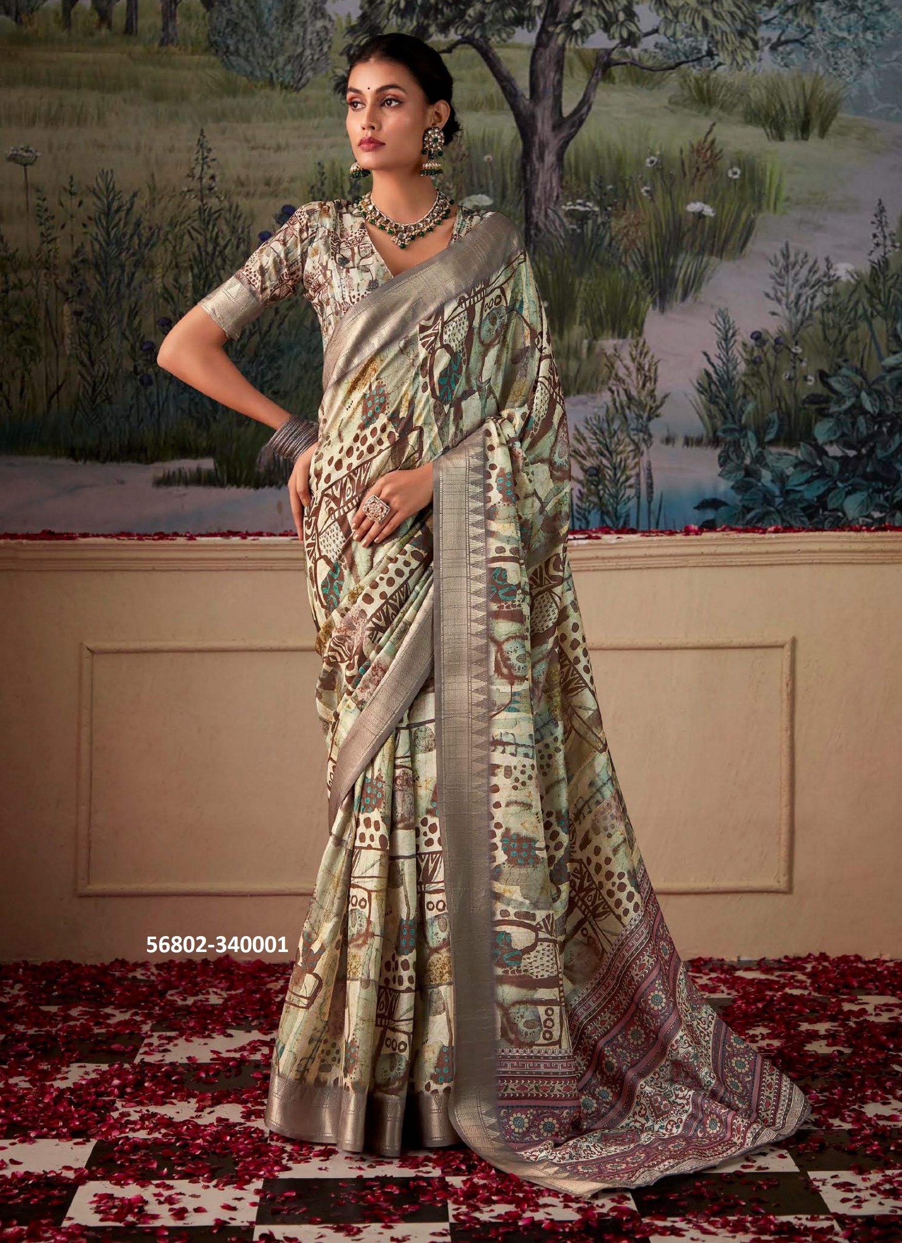 SHIMONI - CATALOG # 56802 (SET OF 8 SAREES) SHIMONI - CATALOG # 56802 (SET OF 8 SAREES)