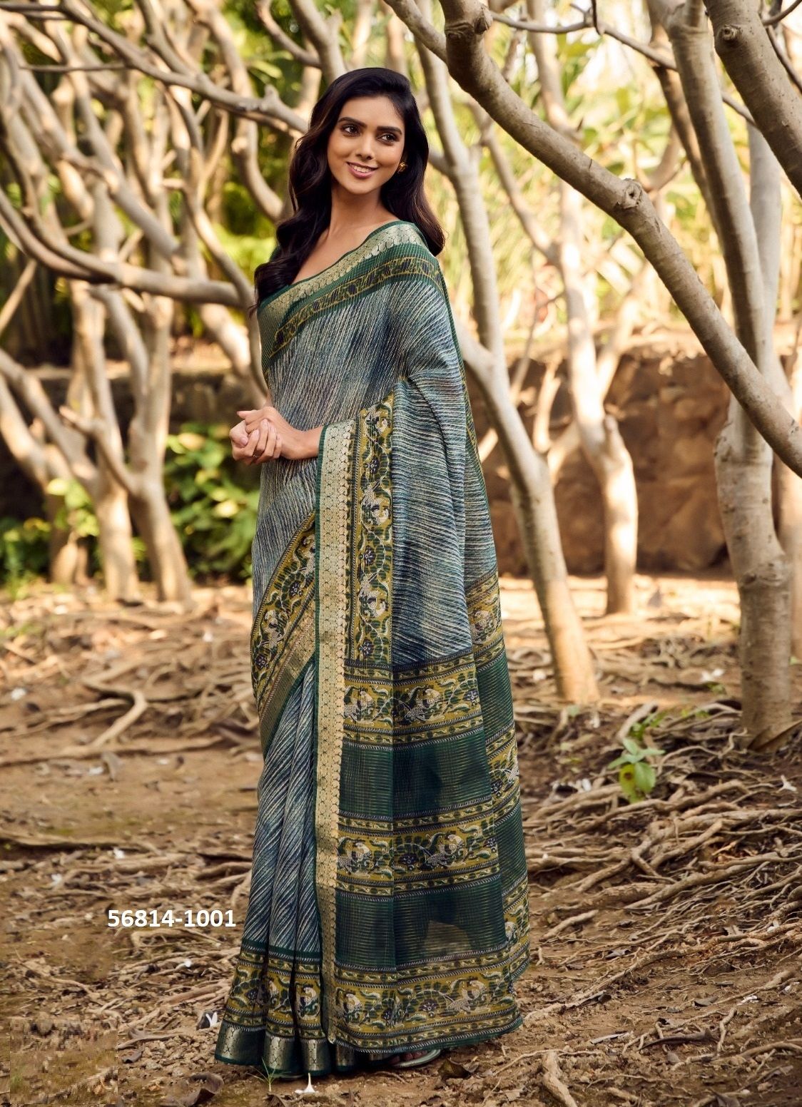 SUGANDHA - CATALOG # 56814 (SET OF 10 SAREES) SUGANDHA - CATALOG # 56814 (SET OF 10 SAREES)