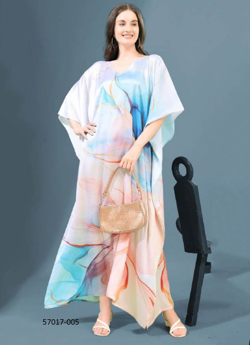 SATIN BREEZE 1 - Catalog # 57017 (Set of 8 Kaftans / Ponchos) by Brand STROLLAY ® SATIN BREEZE 1 - Catalog # 57017 (Set of 8 Kaftans / Ponchos) by Brand STROLLAY ®