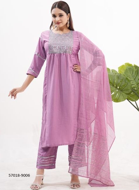 YARA 1 - Catalog # 57018 (Set of 2 Readymade Salwar Suits) YARA 1 - Catalog # 57018 (Set of 2 Readymade Salwar Suits)