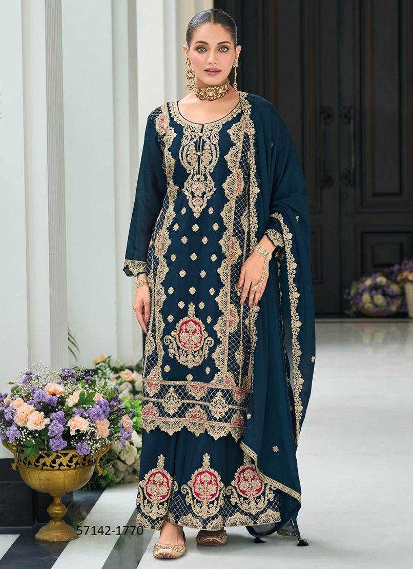 ZULFAT - Catalog # 57142 (Set of 2 Readymade Salwar Suits) by Brand EBA LIFESTYLE ZULFAT - Catalog # 57142 (Set of 2 Readymade Salwar Suits) by Brand EBA LIFESTYLE