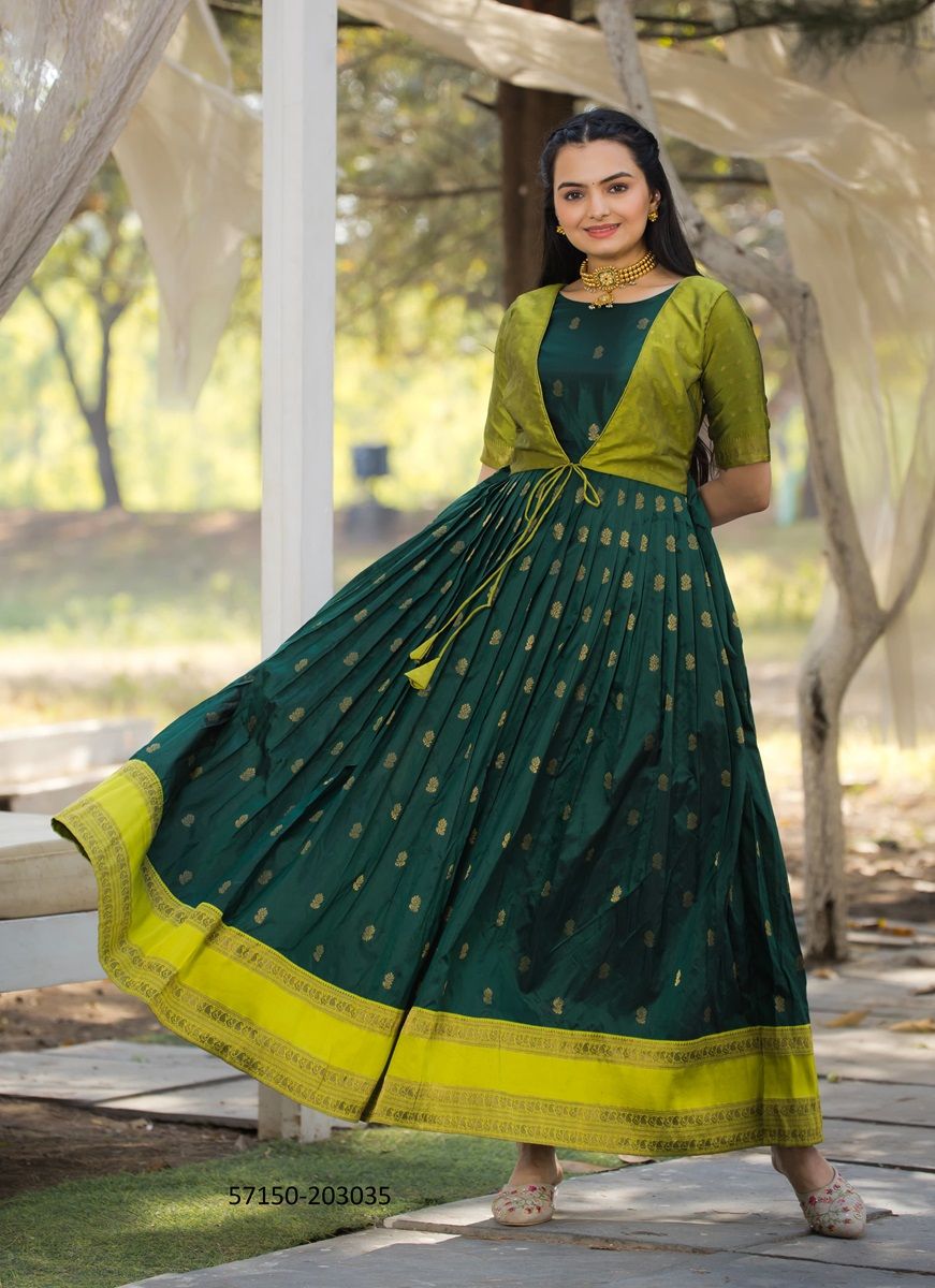 KURTI WITH ATTACHED KOTI & THREAD - Catalog # 57150 (Set of 6 Readymade Women's Kurtis / Tops) by Brand STROLLAY ® KURTI WITH ATTACHED KOTI & THREAD - Catalog # 57150 (Set of 6 Readymade Women's Kurtis / Tops) by Brand STROLLAY ®