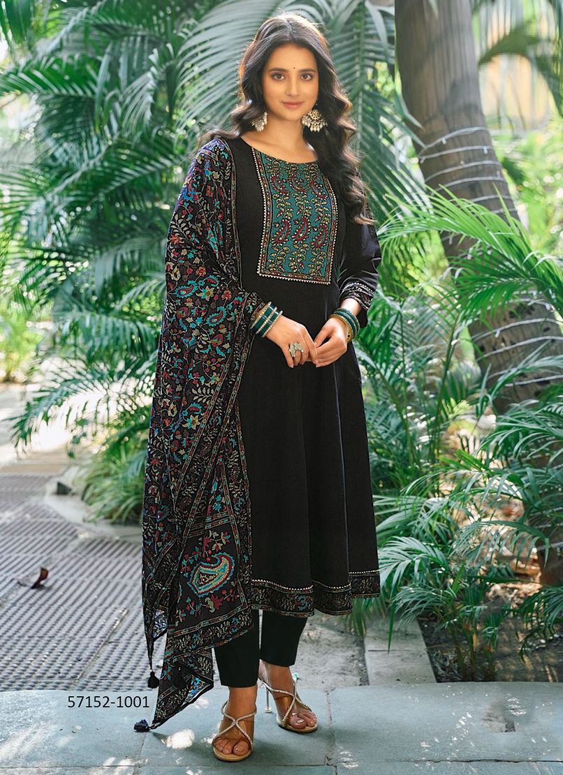 MUSKAAN - Catalog # 57152 (Set of 6 Readymade Salwar Suits) by Brand MITTOO MUSKAAN - Catalog # 57152 (Set of 6 Readymade Salwar Suits) by Brand MITTOO