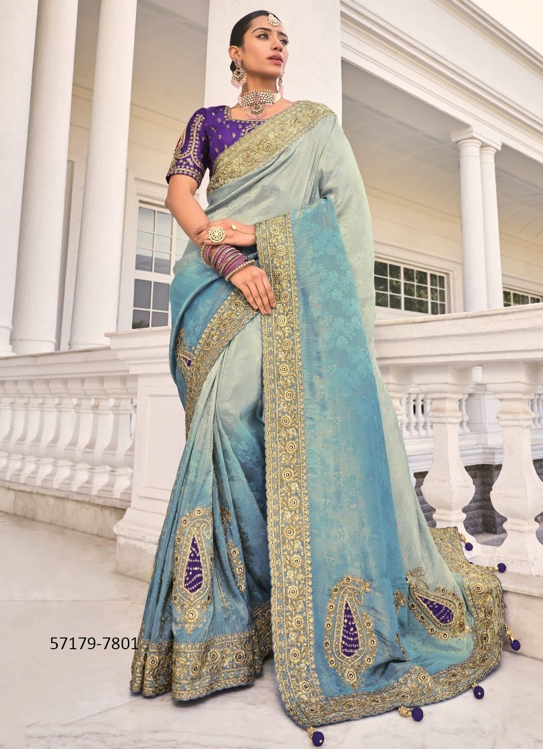 SHAHI POSHAK 3 - Catalog # 57179 (Set of 9 Sarees) by Brand M N SAREES SHAHI POSHAK 3 - Catalog # 57179 (Set of 9 Sarees) by Brand M N SAREES