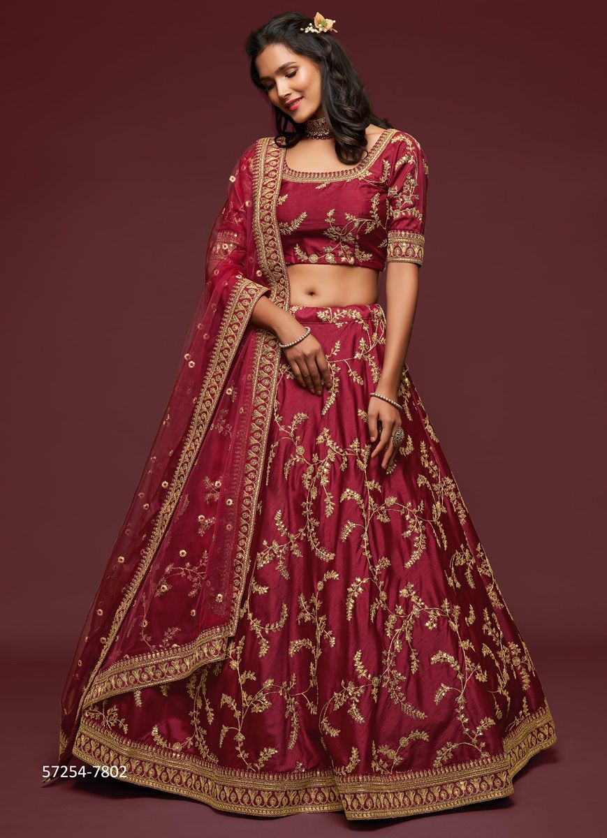 THE MODERN VIBE - Catalog # 57254 (Set of 10 Semi-Stitched Lehengas) by Brand STROLLAY ® THE MODERN VIBE - Catalog # 57254 (Set of 10 Semi-Stitched Lehengas) by Brand STROLLAY ®