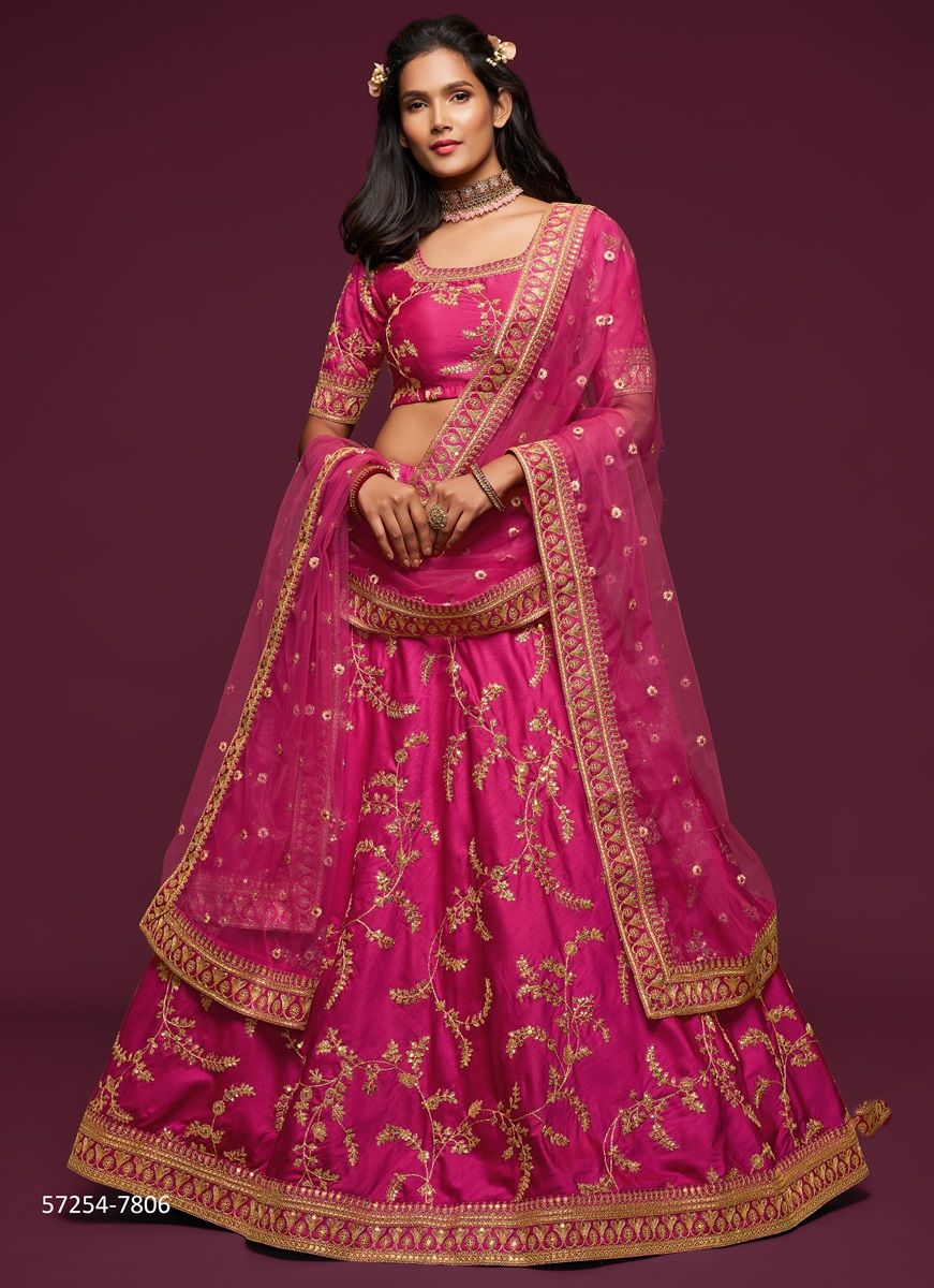THE MODERN VIBE - Catalog # 57254 (Set of 10 Semi-Stitched Lehengas) by Brand STROLLAY ® THE MODERN VIBE - Catalog # 57254 (Set of 10 Semi-Stitched Lehengas) by Brand STROLLAY ®