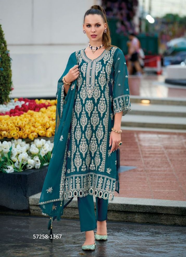 ANAYA 2 - Catalog # 57258 (Set of 3 Readymade Salwar Suits) by Brand ZAVERI WOMAN ANAYA 2 - Catalog # 57258 (Set of 3 Readymade Salwar Suits) by Brand ZAVERI WOMAN
