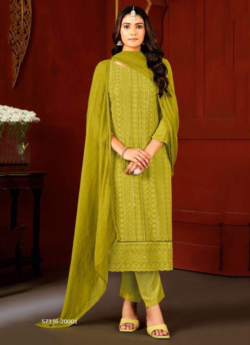 LUCKNOWI 7 - Catalog # 57336 (Set of 8 Readymade Salwar Suits) by Brand STROLLAY ® LUCKNOWI 7 - Catalog # 57336 (Set of 8 Readymade Salwar Suits) by Brand STROLLAY ®