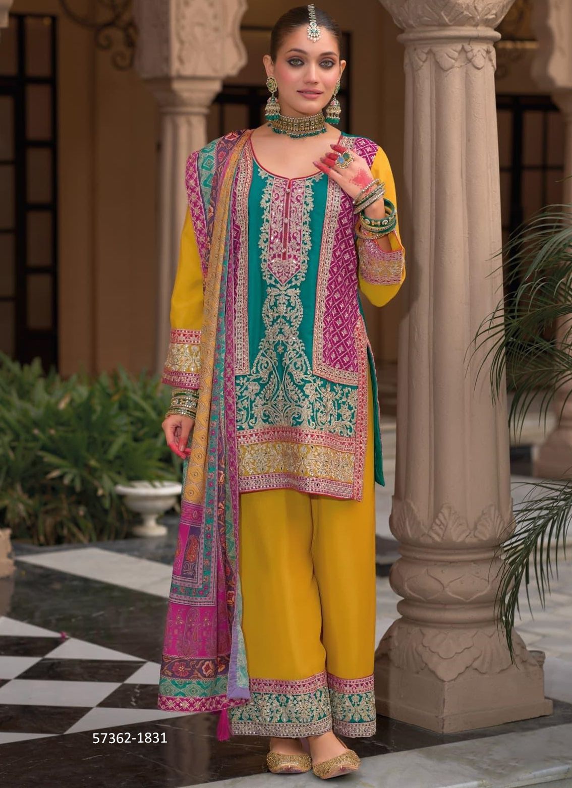 KASTURI - Catalog # 57362 (Set of 2 Readymade Salwar Suits) by Brand EBA LIFESTYLE KASTURI - Catalog # 57362 (Set of 2 Readymade Salwar Suits) by Brand EBA LIFESTYLE