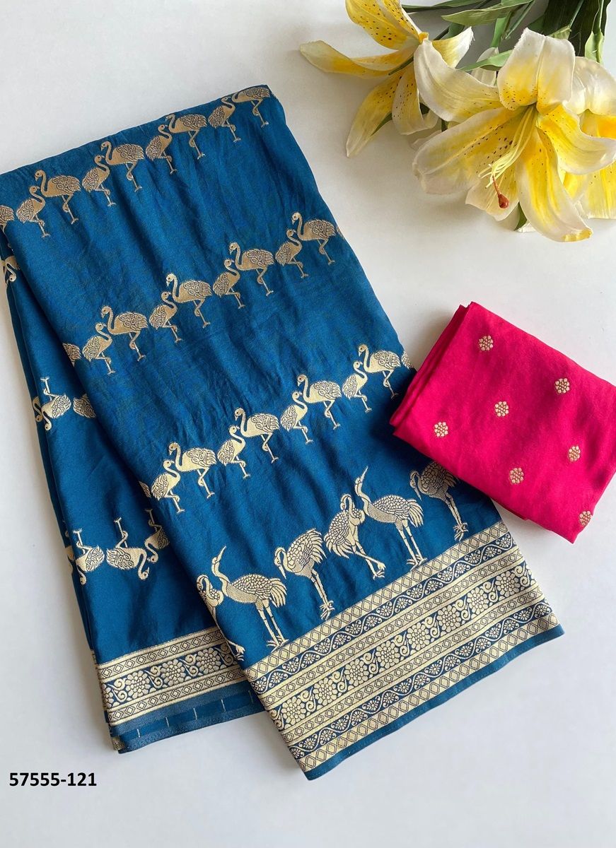 RAJHANS - Catalog # 57555 (Set of 6 Sarees) by Brand STROLLAY ® RAJHANS - Catalog # 57555 (Set of 6 Sarees) by Brand STROLLAY ®