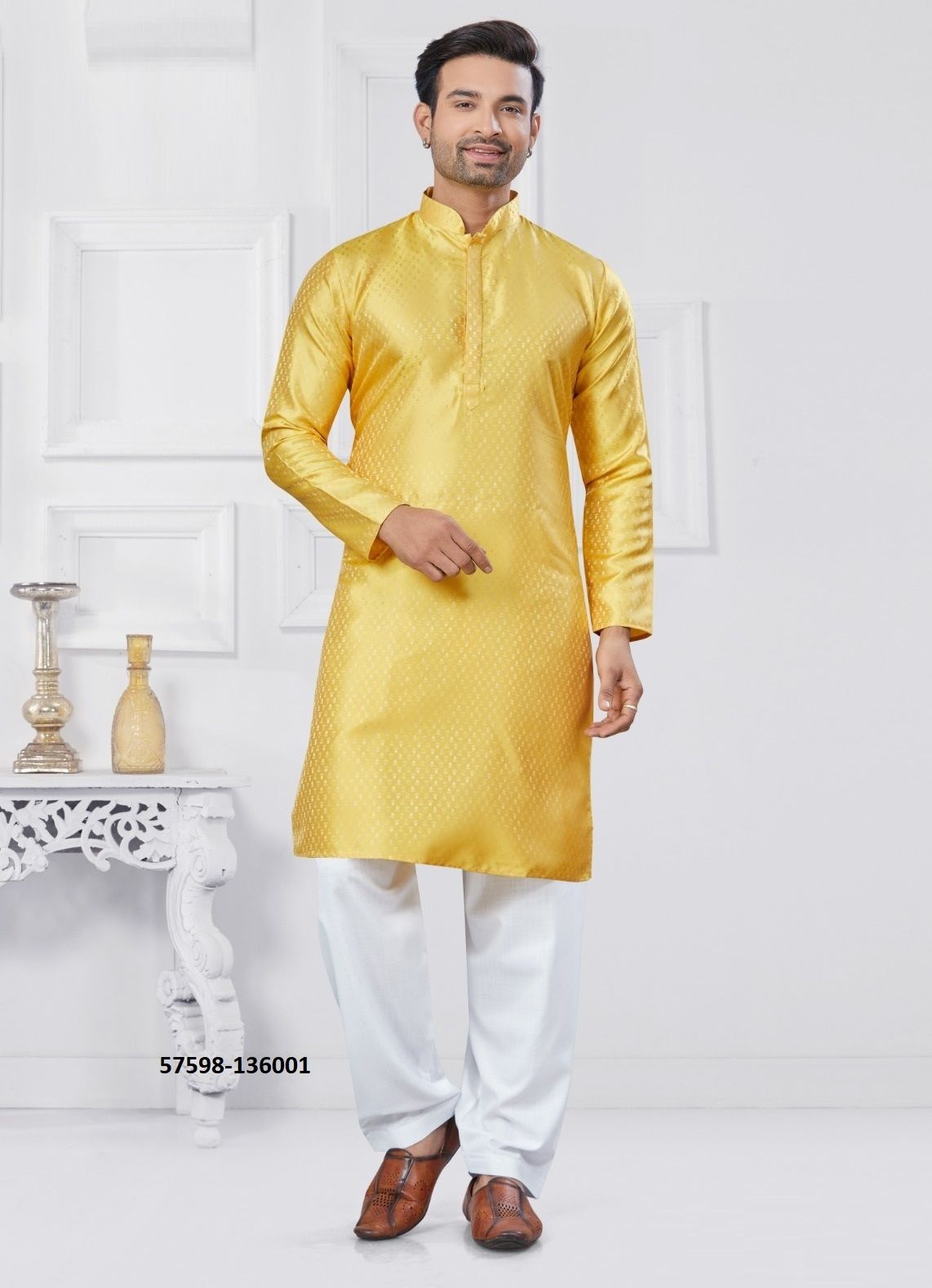 VOLUME 136 - Catalog # 57598 (Set of 9 Men's Ethnic Wear) by Brand STROLLAY ® VOLUME 136 - Catalog # 57598 (Set of 9 Men's Ethnic Wear) by Brand STROLLAY ®