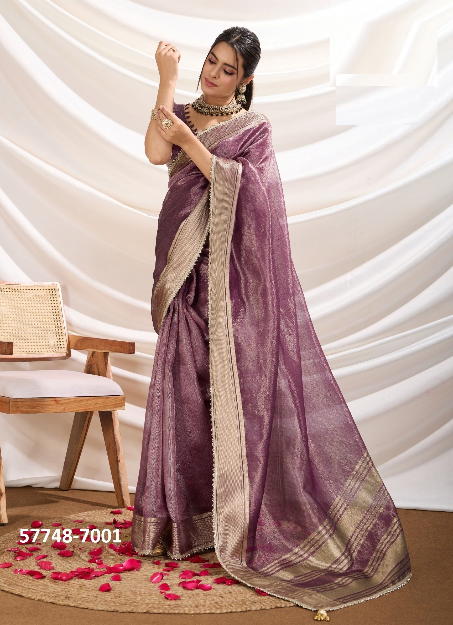 ZIVAYA - Catalog # 57748 (Set of 6 Sarees) by Brand S-ETHNIC LIFESTYLE ZIVAYA - Catalog # 57748 (Set of 6 Sarees) by Brand S-ETHNIC LIFESTYLE