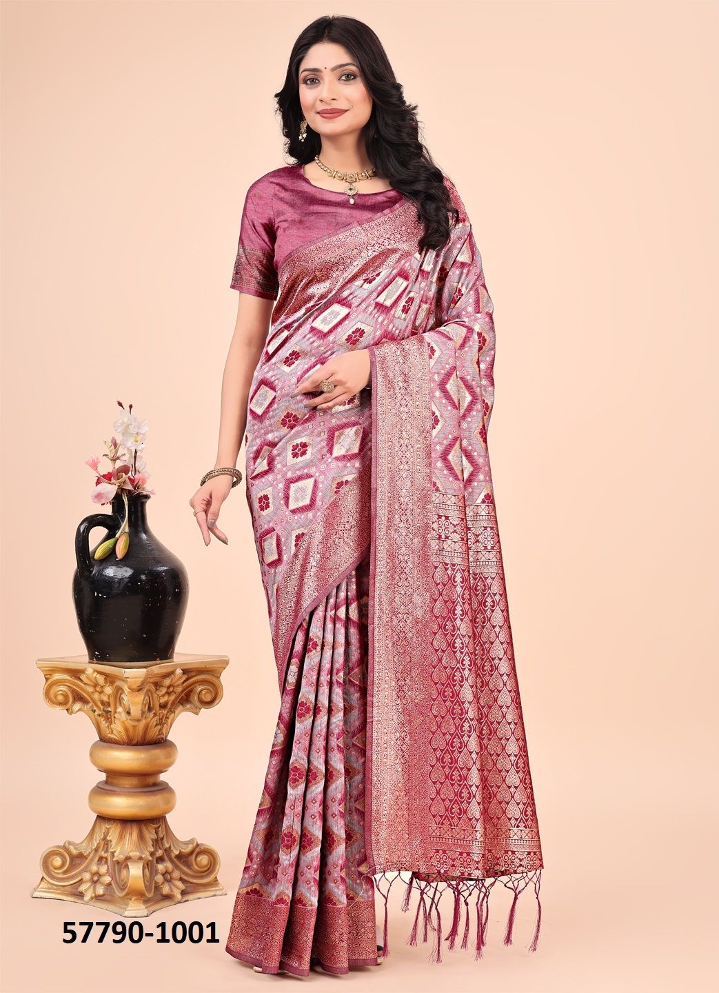 SHUBHANGI - Catalog # 57790 (Set of 5 Sarees) by Brand STROLLAY ® SHUBHANGI - Catalog # 57790 (Set of 5 Sarees) by Brand STROLLAY ®