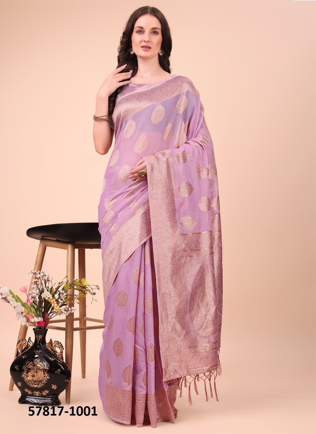 DHAKAI - Catalog # 57817 (Set of 3 Sarees) by Brand STROLLAY ® DHAKAI - Catalog # 57817 (Set of 3 Sarees) by Brand STROLLAY ®